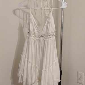 White Boho Summer Dress